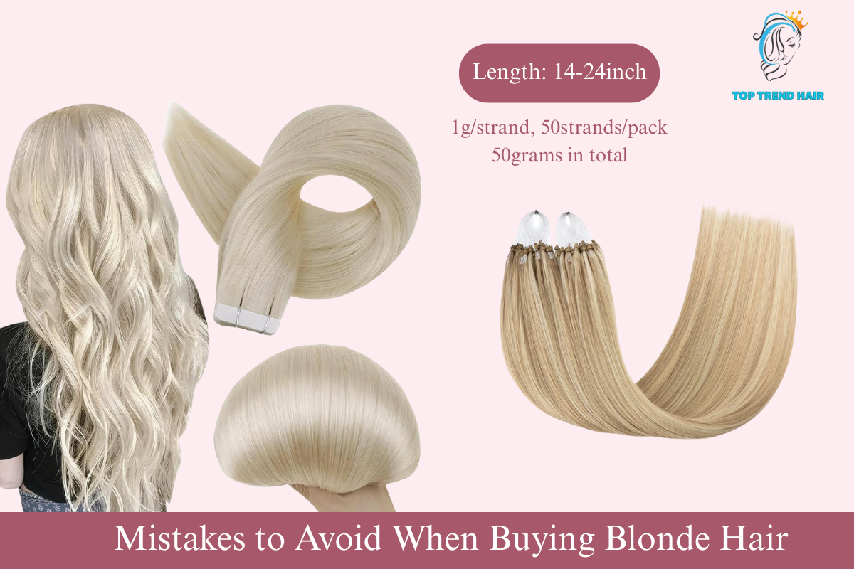  blonde hair